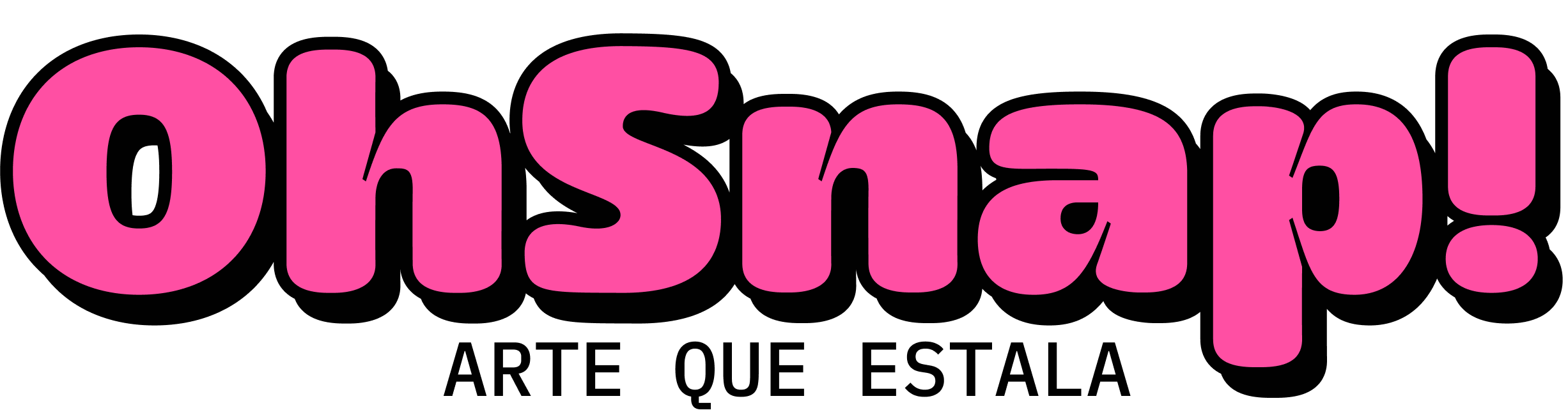 logo ohsnap quadros arte que estala